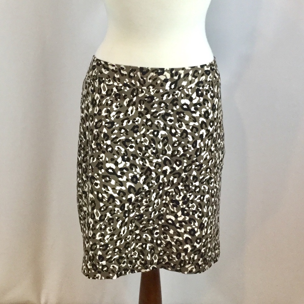 Merona animal print skirt